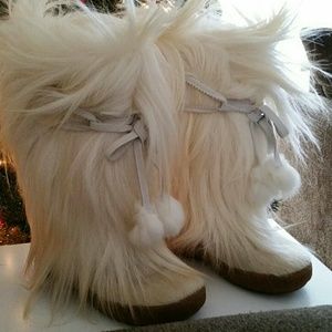 PAJAR NICKY Fur Pom-pom Boots